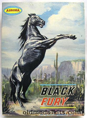 Aurora 1/8 Black Fury (Black Beauty) King of the Wild Horses, 400-98 plastic model kit